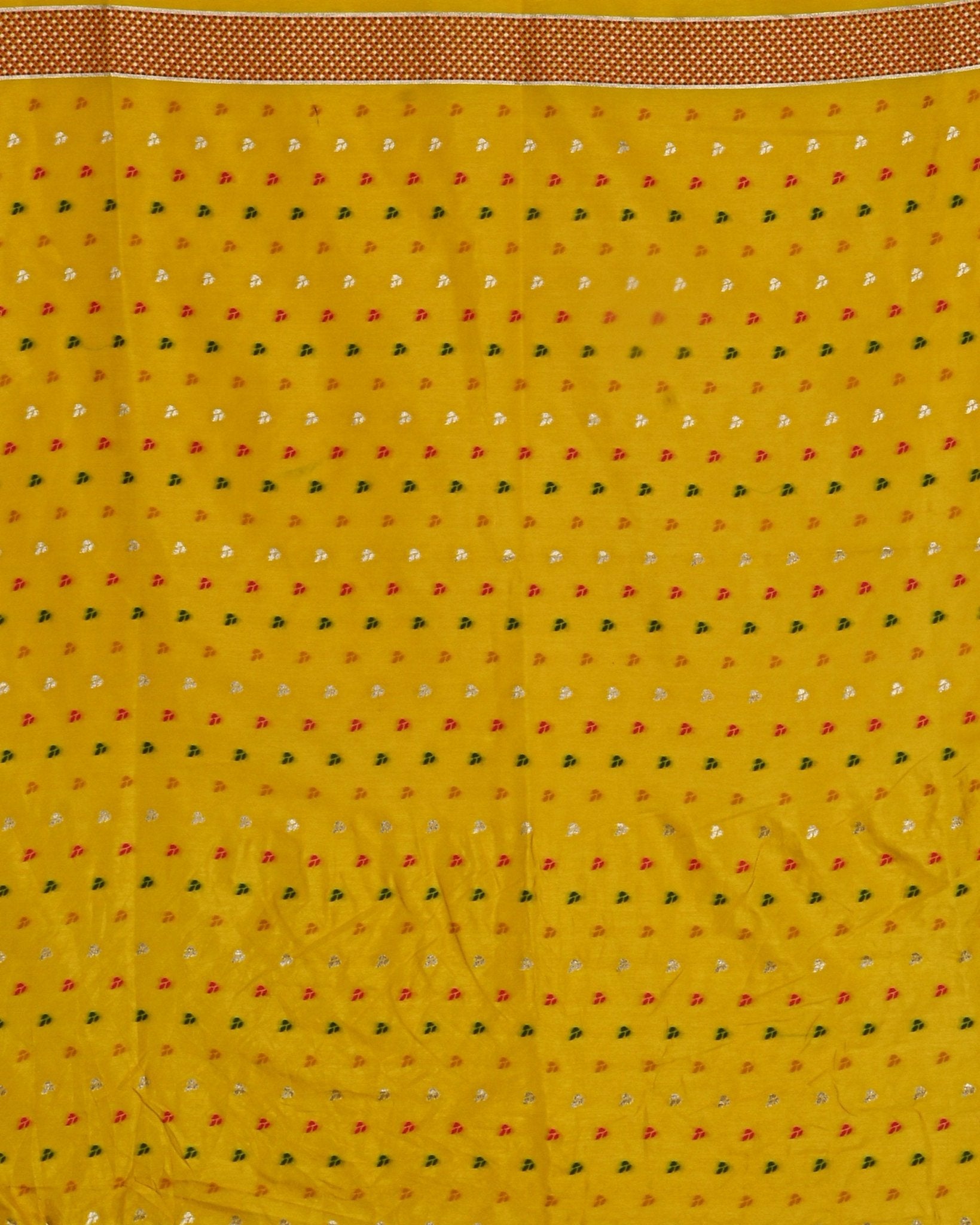 Yellow color Silk Saree - Shop Vastram