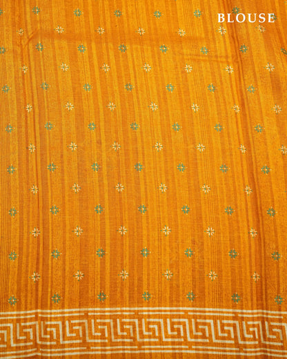 Yellow Color Silk Saree - Shop Vastram