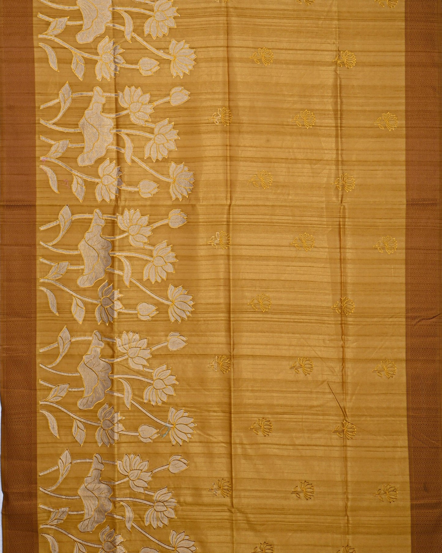 Yellow color Silk Saree - Shop Vastram