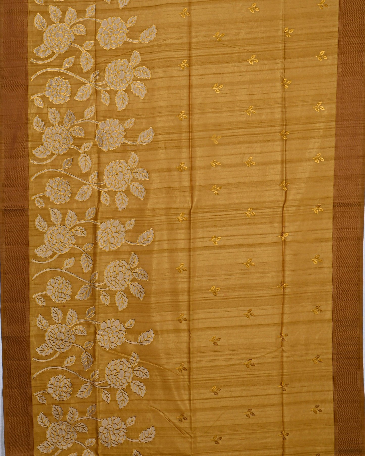 Yellow color Silk Saree - Shop Vastram
