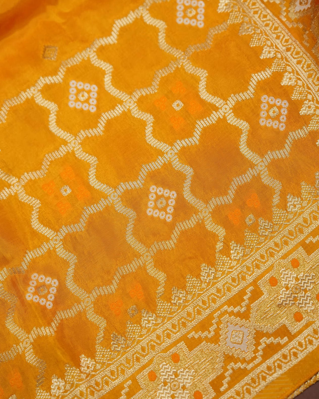 Yellow Color Silk Saree - Shop Vastram