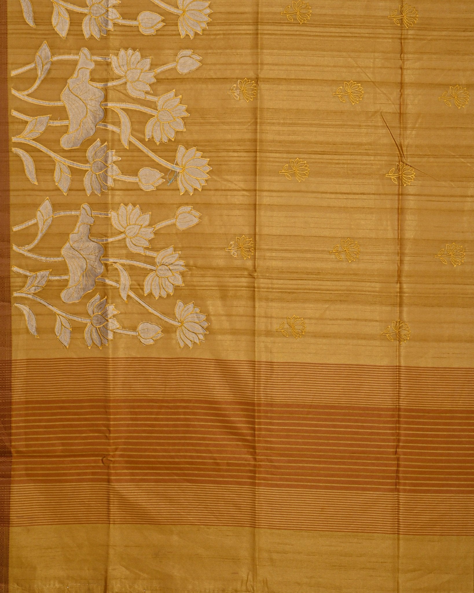 Yellow color Silk Saree - Shop Vastram