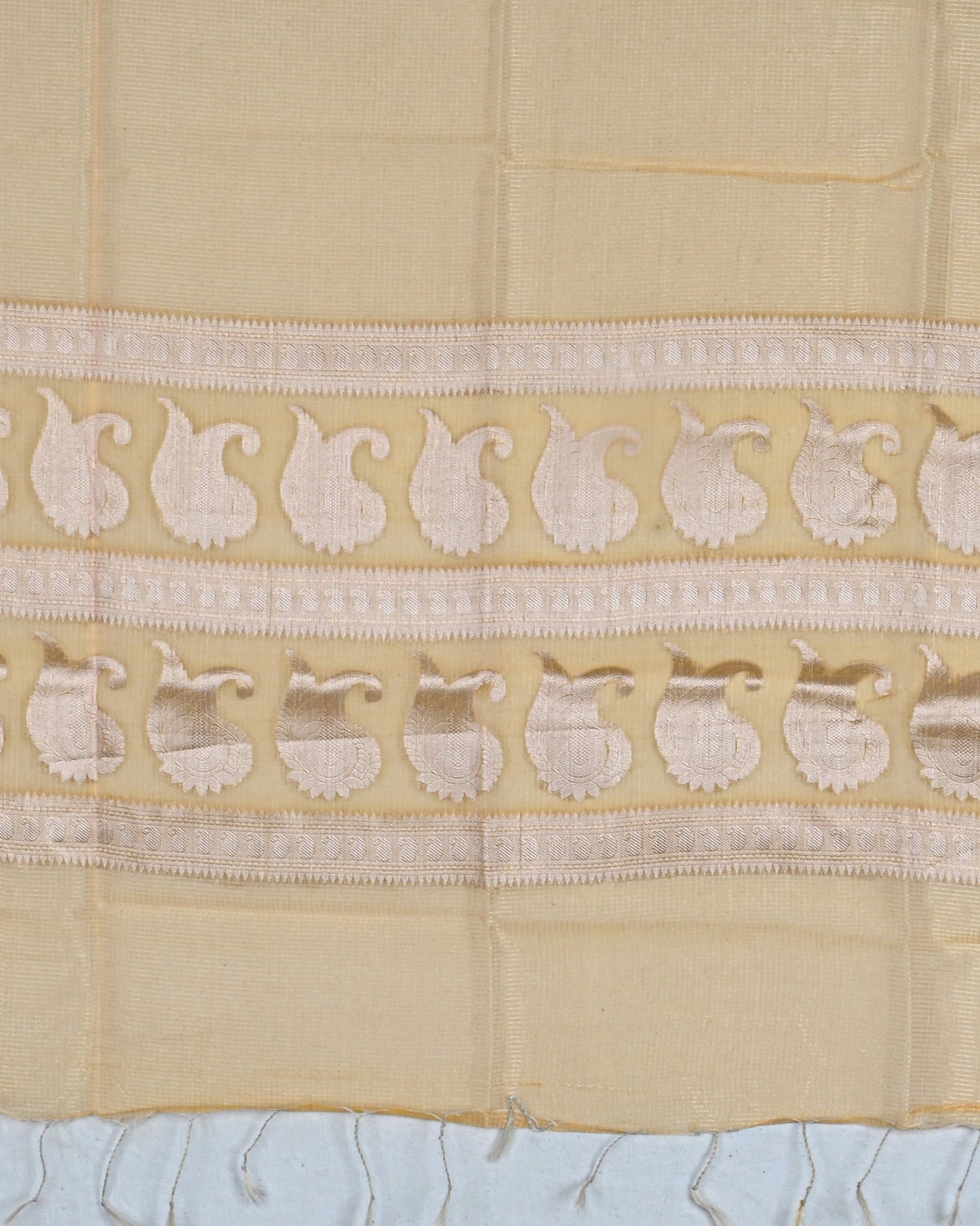 Yellow color Tissue Saree - Shop Vastram