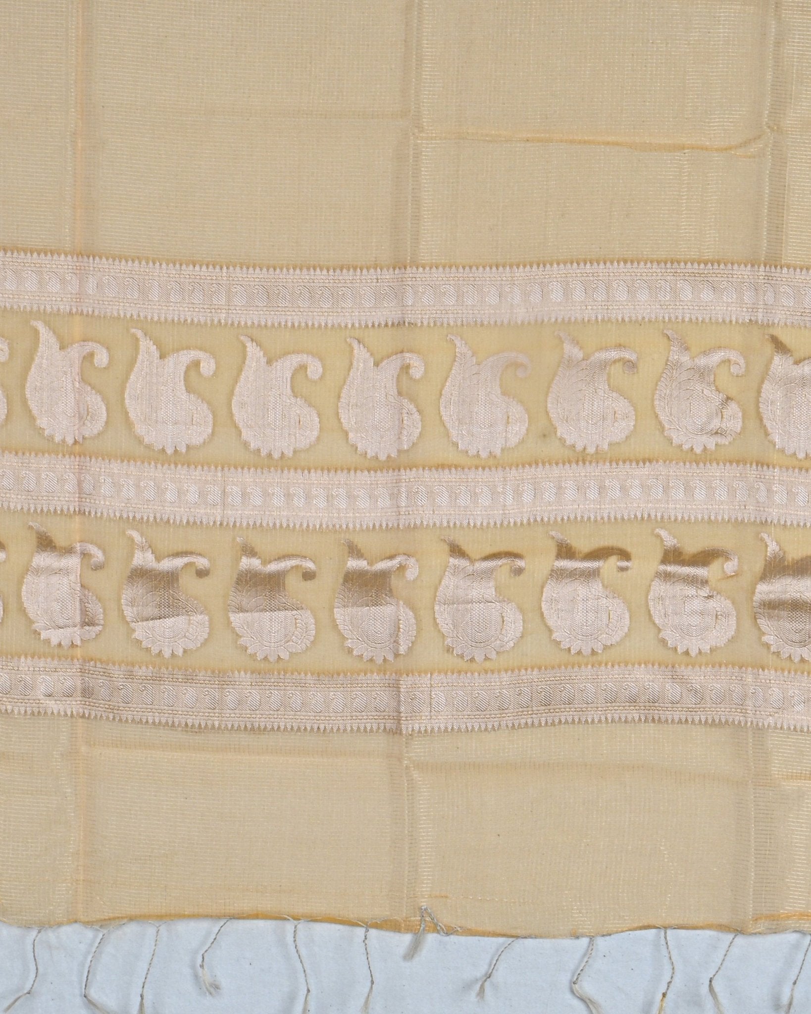 Yellow color Tissue Saree - Shop Vastram